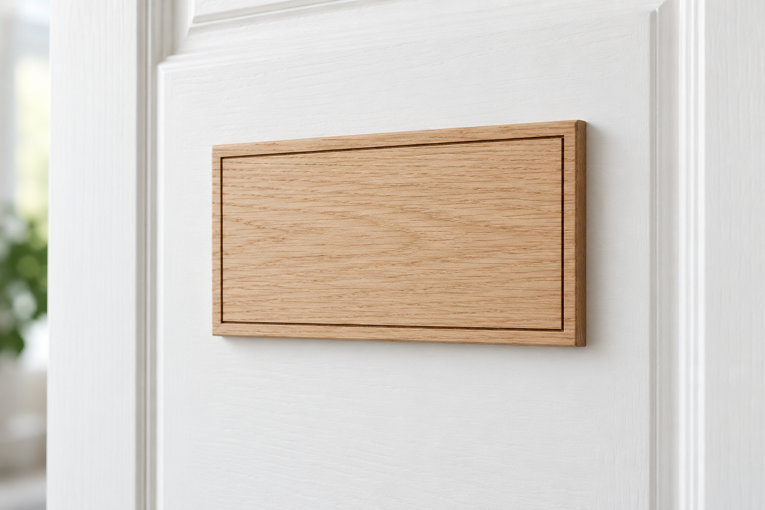 Wooden Door Plate